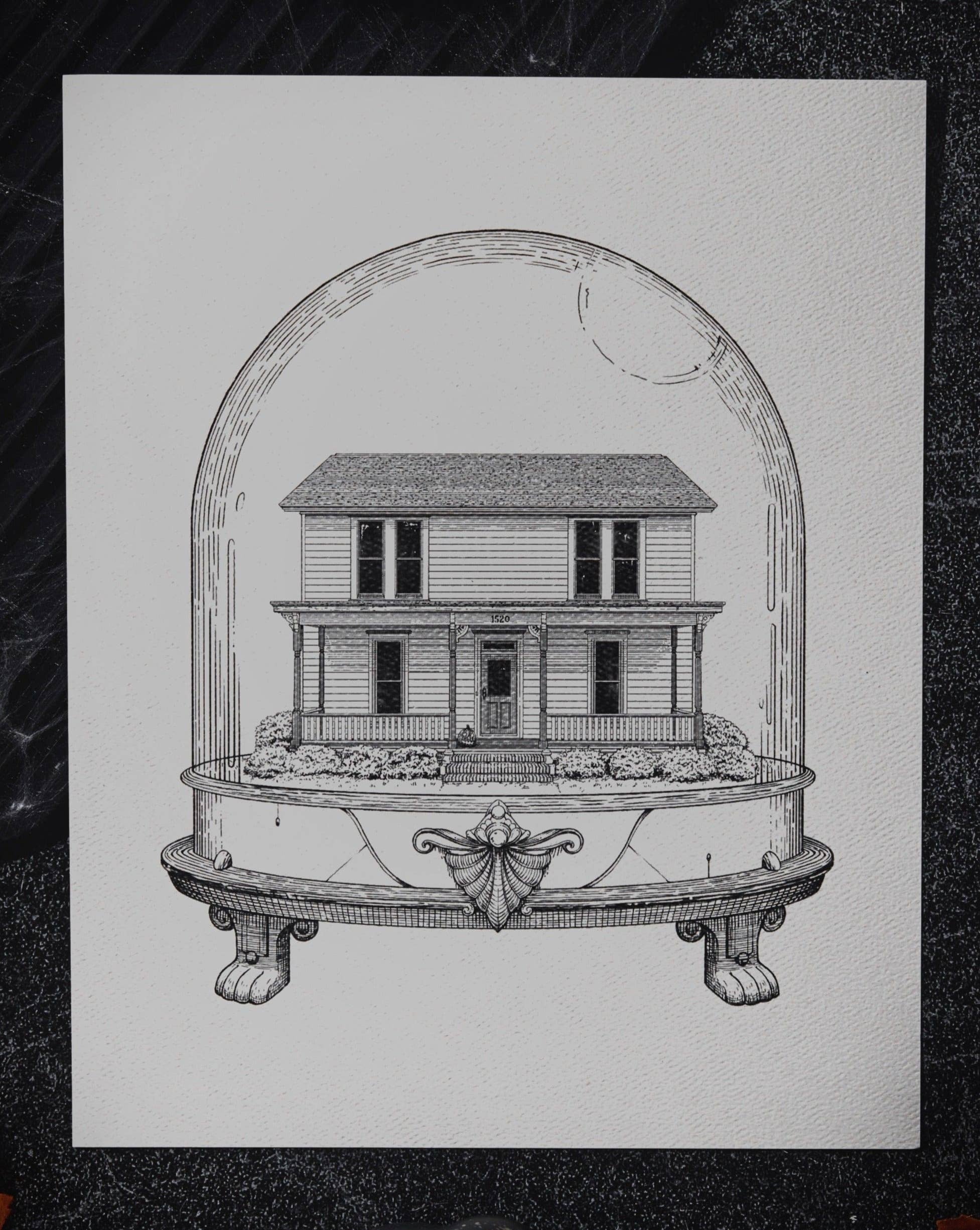 Michael Myers House Houses of Horror Art Print (8" x 10") Salem